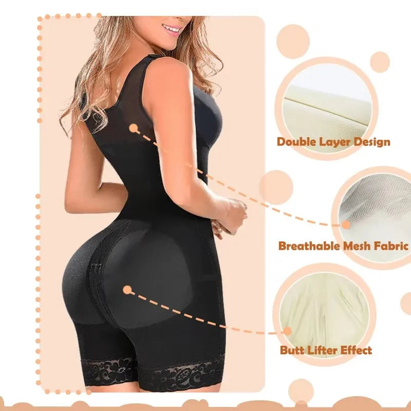 2026 Stage 2 Faja Colombian Post Surgery Tummy Control Shapers Colombian Girdles Butt Lifter Reducing Hourglass Shapewear Sheath