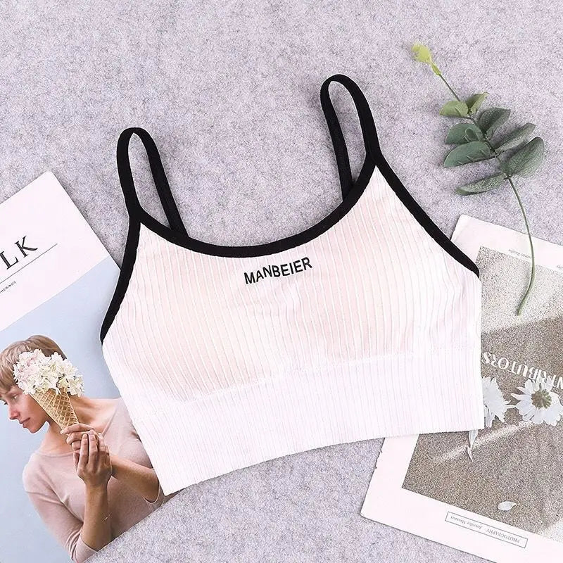 Soft Comfort Sports Bra – Cotton Crop Top
