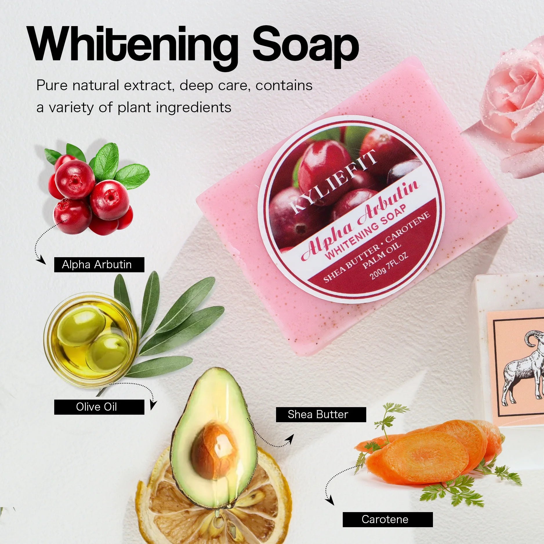 Private Label Organic Arbutin & Glutathio Whitnieng Soap bar Hygiene Yoni Soap for Vagina