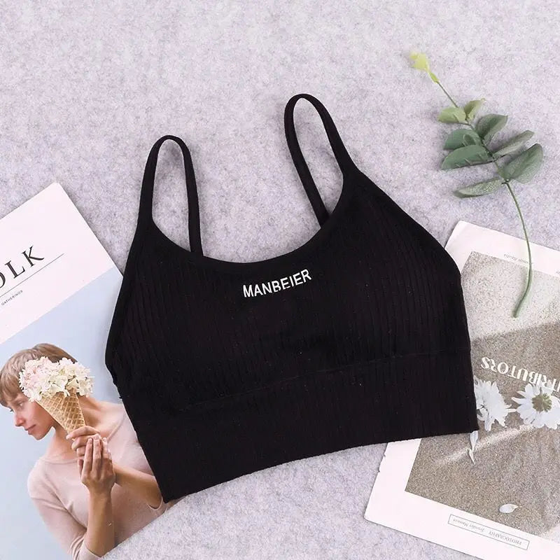 Soft Comfort Sports Bra – Cotton Crop Top