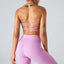Women's High Quality Custom Logo Seamless Gym Tops Padded Cross Strap Workout Athletics Fitness Yoga Bras