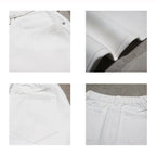 Straight Jeans men white Loose unisex Denim Trousers Trend Neutral Jeans Men baggy Casual Solid  Man Women Pants Hip Hop jeans