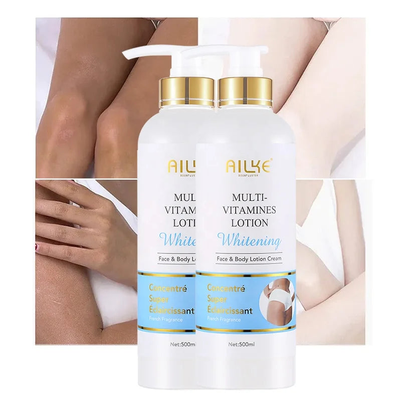 Ailke Milky Niacinamide Knee Elbow  Dark Spot Corrector Women Anti Aging Whitening Body Lotion With Vitamin