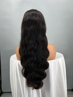 Natural Color 13x4 Body Wave Lace Frontal Human Hair Wigs for Black Women