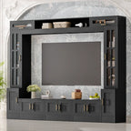 Modern Home Living Room Solid Wood Stand TV Cabinets Wooden Wall TV Cabinet Furniture Convertible Extendable Foldable Features
