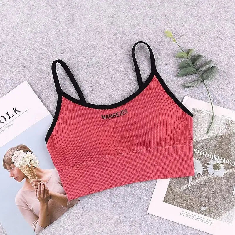 Soft Comfort Sports Bra – Cotton Crop Top