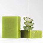 Kyliefit Hand Face Body Soothing Anti Acne Removal Pimples Brightening Lightning Bath Cool Fresh Aloe Vera Soap Bar for All Skin