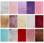 Luxury Imitation Fur Cushion Plush Sofa Carpet Faux Fur Sheepskin Rug Balcony Bay Window Mat Kid's Bedroom Fluffy Blanket White