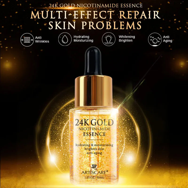 ARTISCARE 24K Gold Serum SET 3pcs/Lot for Moisturizing and Hydrating Dark Circles Eye Cream Face Essence Skin Care Products Secondary image