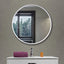 Simple Style Mirror Custom Large  Sliver Gold Black Aluminium Frame Wall Hanging Round  Dia Mirror 80cm 60cm 40cm  Dia 90cm