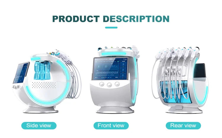 7 in 1 Smart Ice Blue Analyzer Multifunction Facial Machine Diamond Hydra Dermabrasion Facial Aquafacial