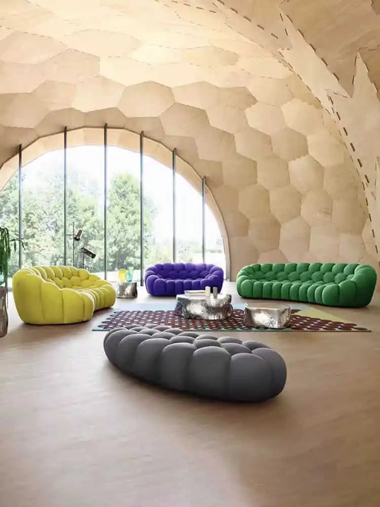 Compression Sofa, Soccer Bubble, Three Seater, Living Room, Internet Famous Designer Irregular Sofa