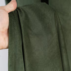 JA Super Soft Luxury Blackout Heat Insulation Shading Noise Reduction Curtains Green Velvet Modern Insulated