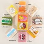 Kyliefit Hand Face Body Soothing Anti Acne Removal Pimples Brightening Lightning Bath Cool Fresh Aloe Vera Soap Bar for All Skin