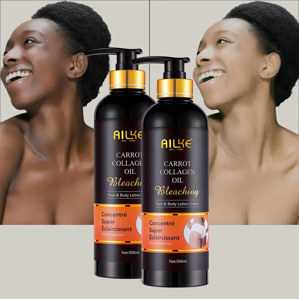 Private Label Natural Collagen Vitamin E Face Cream Whitening Body Lotion for Black Skin