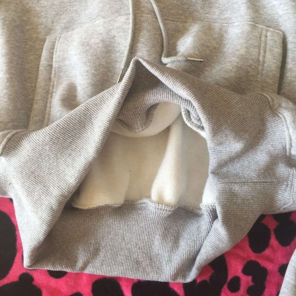 Wholesale Fleece Hoodie with Jogger Pant Sweat Suit Fall Winter 2 Piece Set Tracksuit Women Sports Outfit Two Piece Solid Casual