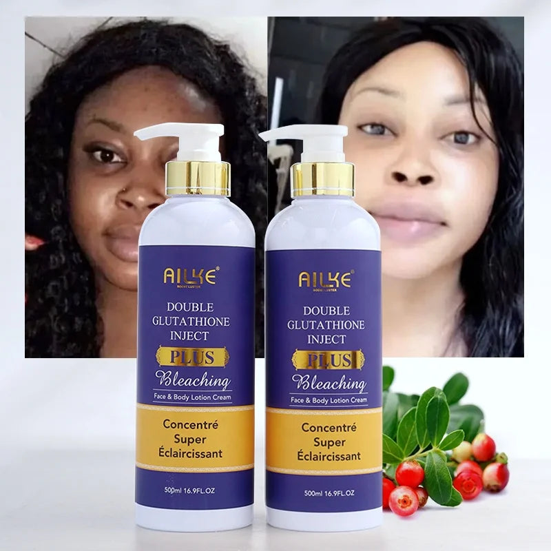 Private Label Skincare Lightening Antiaging Cream Whitening Body Lotion With Niacinamide