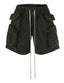 DRAWSTRING JUMBO POCKET CARGO SHORTS
