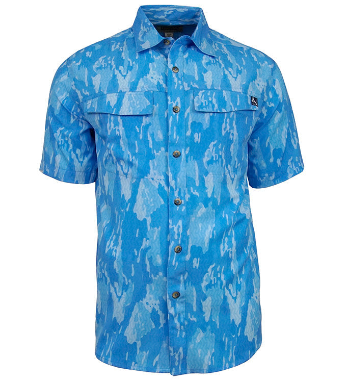 Men's Geo Camo UV Vented Fishing Shirt Main image