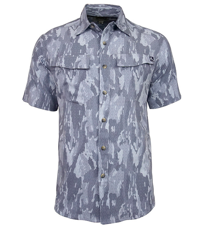 Men's Geo Camo UV Vented Fishing Shirt Secondary image