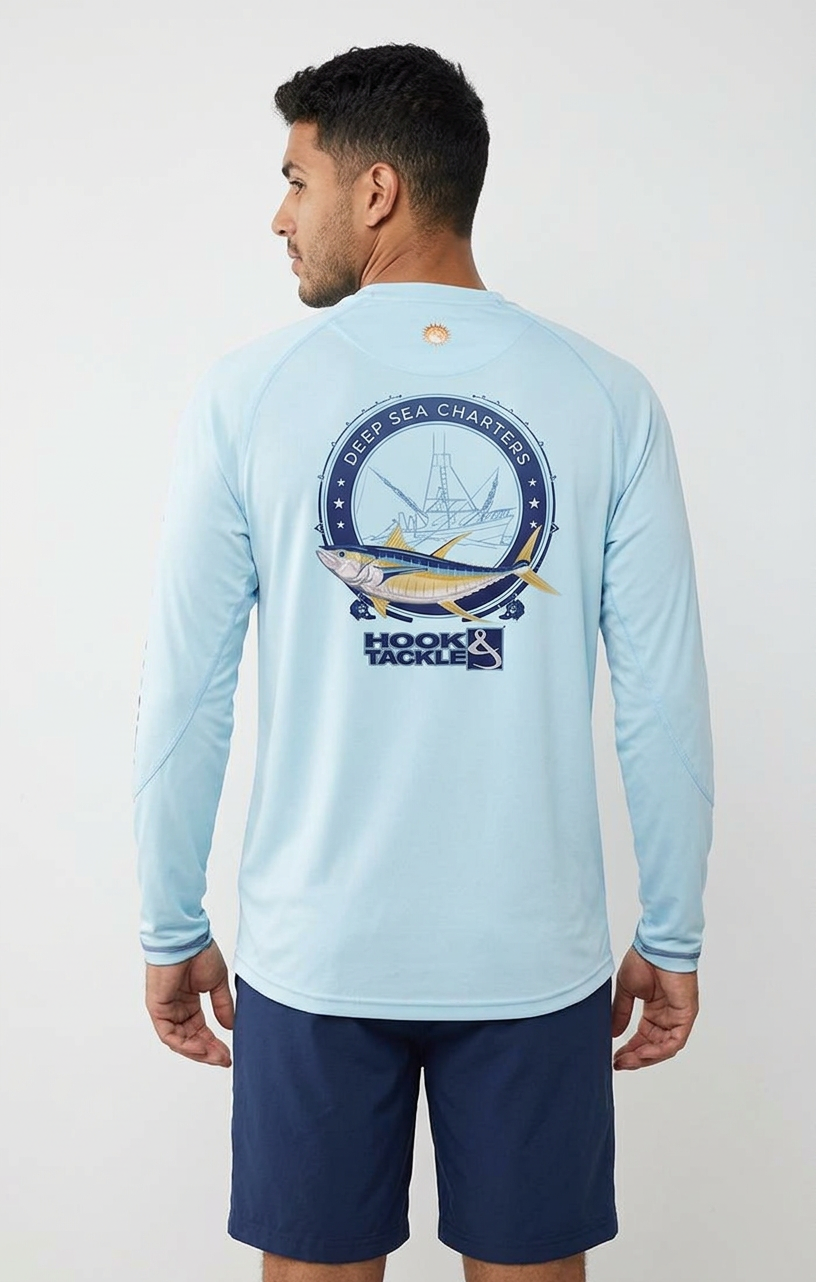 Men's Tuna Charters L/S UV Fishing Shirt Secondary image
