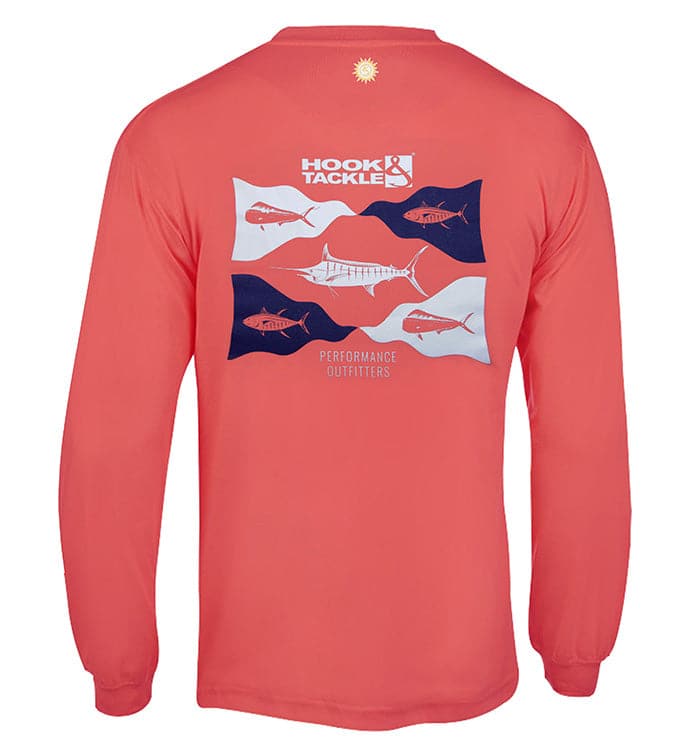 Men's Fish Flags L/S UV Fishing T-Shirt Main image