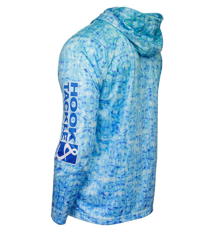 Men's Fish Shadows UV Fishing Hoodie Secondary image