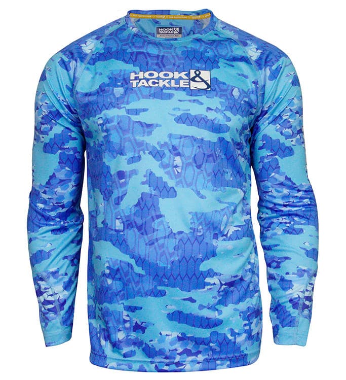 Men's Fractal Camo L/S UV Fishing Shirt Main image