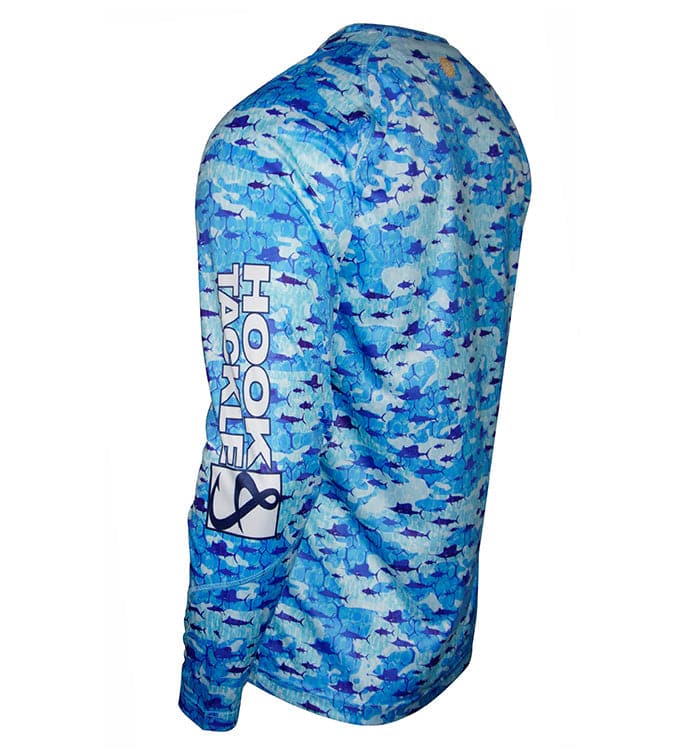 Youth Billfish Texture UV Fishing Shirt (8-20) Secondary image