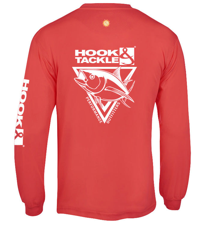 Men's Tuna Triangle L/S UV Fishing T-Shirt Main image