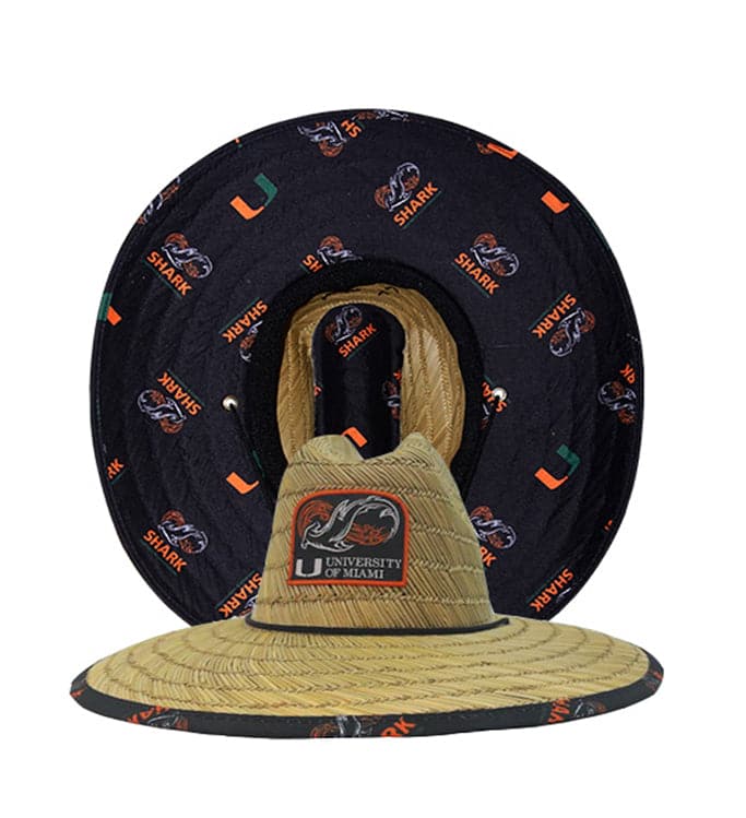 University of Miami Shark Research Straw Hat Main image