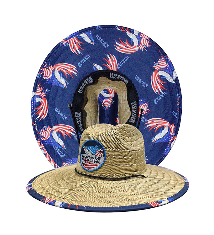 Sails & Stripes Straw Hat Main image