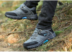 Plus Size Men's Shoes Autumn Sports Waterproof Non Slip Construction Site Work Autumn Fleece Insulated Cotton-Padded Shoes Hiking Labor Protection Fashion Shoes