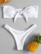 Bikini Bottoms Women's 2026 New Swimsuit Low Waisted Bottom Solid Brown Swimwear Thong Beachwear Brazilian Bathing Suit Summer