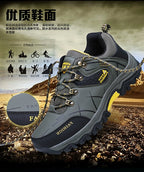 Labor Protection Men's Shoes Men Work Waterproof, Non-Slip, Wear-Resistant Sports Casual Shoes Plus Size Hiking Autumn Breathable Shoes
