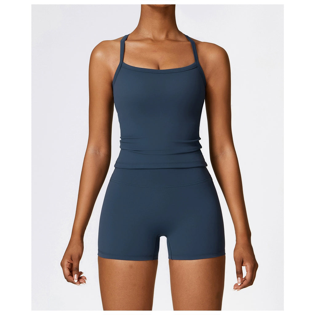 Fall and Winter Brushed Back Yoga Clothes Suit