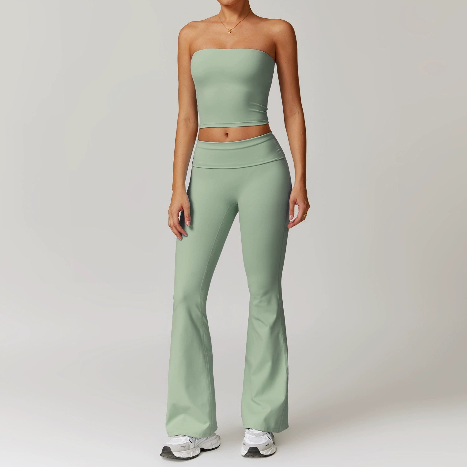 Fall and Winter Brushed Back Yoga Clothes Suit