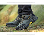 Labor Protection Men's Shoes Men Work Waterproof, Non-Slip, Wear-Resistant Sports Casual Shoes Plus Size Hiking Autumn Breathable Shoes