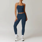 Fall and Winter Brushed Back Yoga Clothes Suit