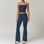 Fall and Winter Brushed Back Yoga Clothes Suit