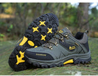 Plus Size Men's Shoes Autumn Sports Waterproof Non Slip Construction Site Work Autumn Fleece Insulated Cotton-Padded Shoes Hiking Labor Protection Fashion Shoes