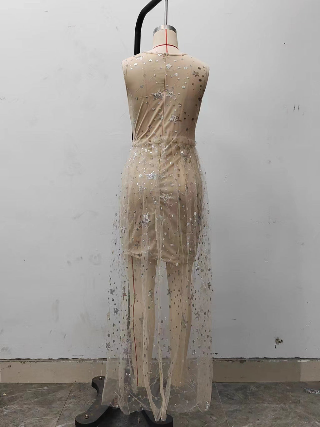 Wedding Party Dress Female Evening Elegant Sexy Deep V Neck Strap Sleeveless Sequined Long Maxi Dresses for Women 2026