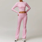 Fall and Winter Brushed Back Yoga Clothes Suit