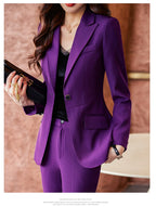 Coat Women's Red Work Clothes Suit Jacket