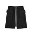 NOIR DROP-CROTCH CARGO SHORTS