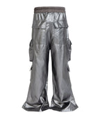 METTALIC FLOW CARGO PANTS (UNISEX)