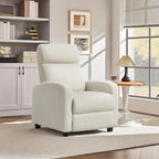 Beige Adjustable Recliner Chair for Home Theater, Living Room, or Bedroom
