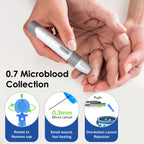 LinkSun G-425-1 Blood Glucose Meter Kit 50/100pcs Test Strips Lancets for Diabetes Monitor Digital Glucometer Blood Sugar Meter