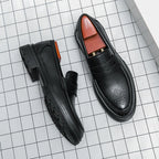 High Quality Dress Shoes Man Comfortable Business Social Leather Shoes For Man Casual Men's Italian Formal Shoes Man Loafers