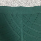 Elegant Elastic Knee Length Bandage Skirts For Women Chic High Waist Formal Occassion Office Lady Pencil Skirt Comfortable